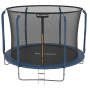 Дитячий садовий Батут LEOBRO Premium 312 см із внутрішньою захисною сіткою 10FT BLUE