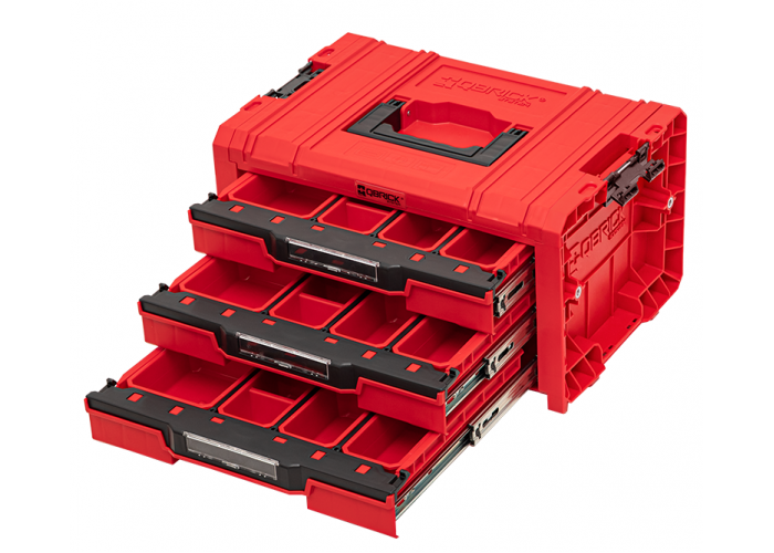 Ящик для інструментів Qbrick System PRO Drawer 3 Toolbox 2.0 Expert RED (5901238257509)