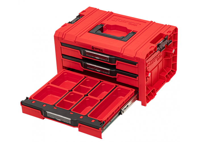 Ящик для інструментів Qbrick System PRO Drawer 3 Toolbox 2.0 Expert RED (5901238257509)