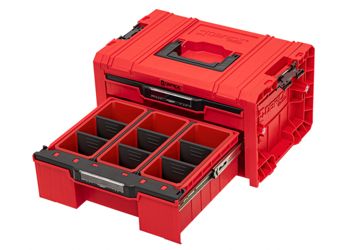 Ящик для інструментів Qbrick System PRO Drawer 2 Toolbox 2.0 Expert RED (5901238257486)