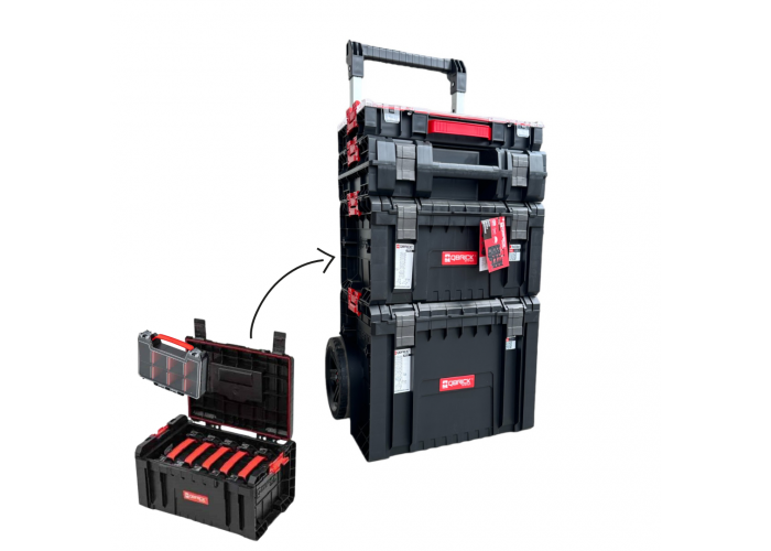 Набір ящиків для інструментів Qbrick System PRO Set 3 2.0 + 5 x PRO Organizer