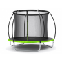 Батут із внутрішньою захисною сіткою 252 см LEOBRO Pro 8FT GREEN