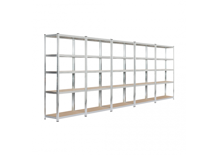 Стелаж FunFit 180 х 450 х 40см, 175кг/полиця, 5 полиць