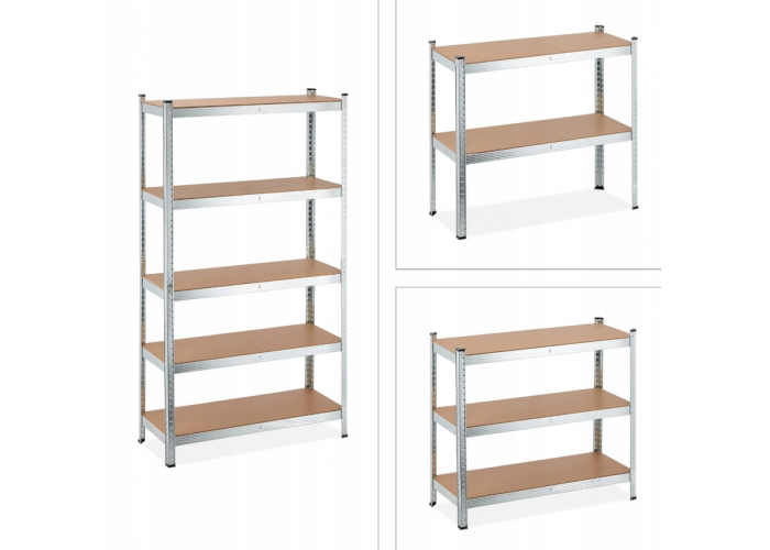 Стелаж FunFit 180 х 450 х 40см, 175кг/полиця, 5 полиць