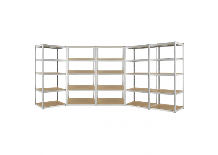Набір стелажів FunFit 150 x 375 x 30 см 175кг/полиця 5 полиць
