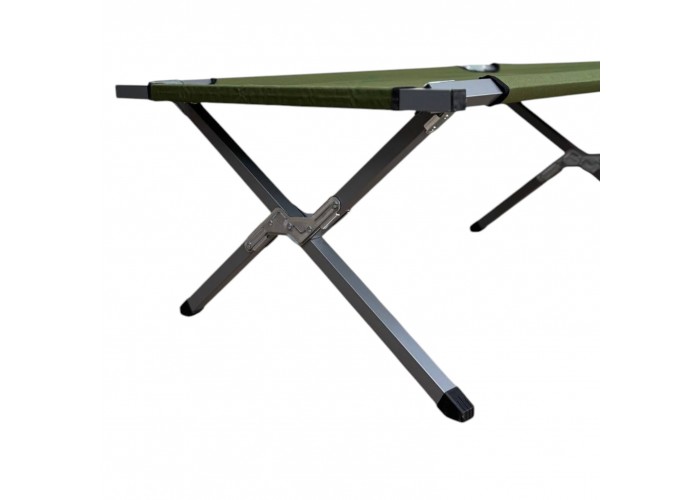 Армійська похідна розкладачка LEOBRO до 150кг Зелена (HT-168A8 Armygreen)