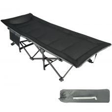 Розкладачка LEOBRO Чорна (HT-169K Black)