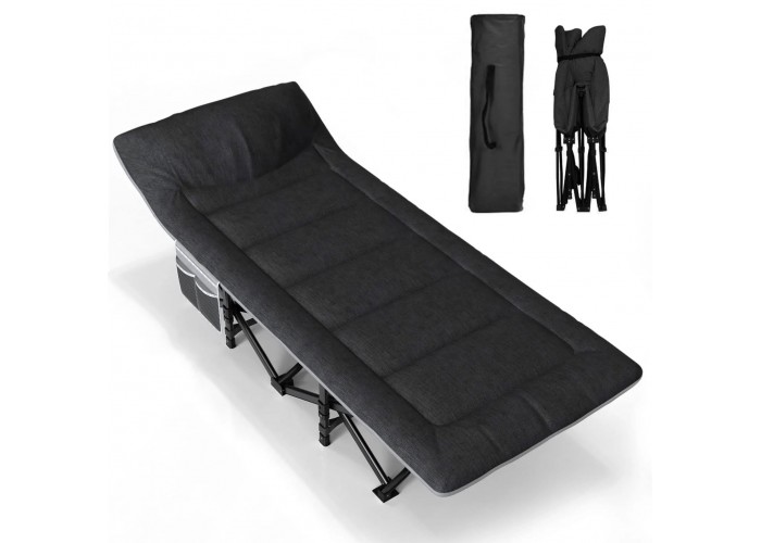 Розкладачка LEOBRO Чорна (HT-169K Black)