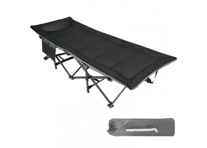 Розкладачка LEOBRO Чорна (HT-169K Black)