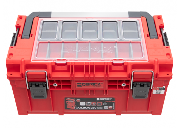 Коробка інструментів QBrick System Prime Toolbox 250 Expert Red Ultra HD Custom (5901238257318)