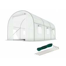 Садова теплиця парник LEOBRO Garden 6м2 White (LB-6M19W)