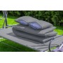 Велика гойдалка з подушками на 3 особи LEOBRO Luxury Grey