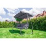 Велика гойдалка з подушками на 3 особи LEOBRO Luxury Grey