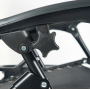 Розкладне крісло шезлонг Zero Gravity LEOBRO Чорне (HT-167D BLACK)