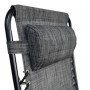 Розкладне крісло шезлонг Zero Gravity LEOBRO темно-сіре (HT-167D DARK GREY)
