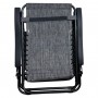 Розкладне крісло шезлонг LEOBRO Zero Gravity Grey (LB-ZGC-A1-GRY)