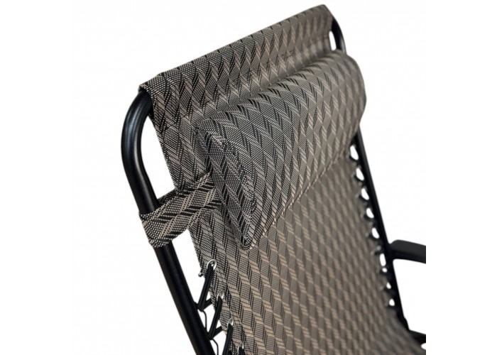 Розкладне крісло шезлонг LEOBRO Zero Gravity Plaid (LB-ZGC-A1-PLD)
