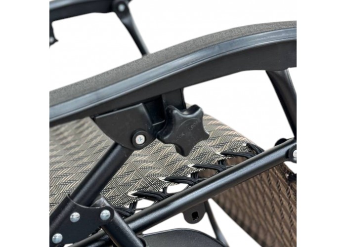 Розкладне крісло шезлонг LEOBRO Zero Gravity Plaid (LB-ZGC-A1-PLD)