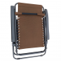 Розкладне крісло шезлонг LEOBRO Zero Gravity Brown (LB-ZGC-A1-BRN)