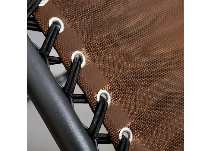 Розкладне крісло шезлонг LEOBRO Zero Gravity Brown (LB-ZGC-A1-BRN)