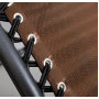 Розкладне крісло шезлонг LEOBRO Zero Gravity Brown (LB-ZGC-A1-BRN)