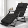 Розкладне крісло ліжко з подушкою LEOBRO Чорний (LB-FCB-G1-BLK)