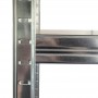 Стелаж LEOBRO 180 х 90 х 40 см з посиленими прихованими полицями, 175 кг/полиця
