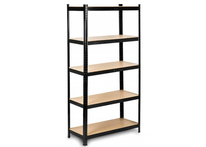 Universal Lebro Lellazh Black 180 x 90 x 40 см, 265 кг/полиця, 5 полиць (LB-R265-BLK)