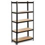 Universal Lebro Lellazh Black 180 x 90 x 40 см, 265 кг/полиця, 5 полиць (LB-R265-BLK)