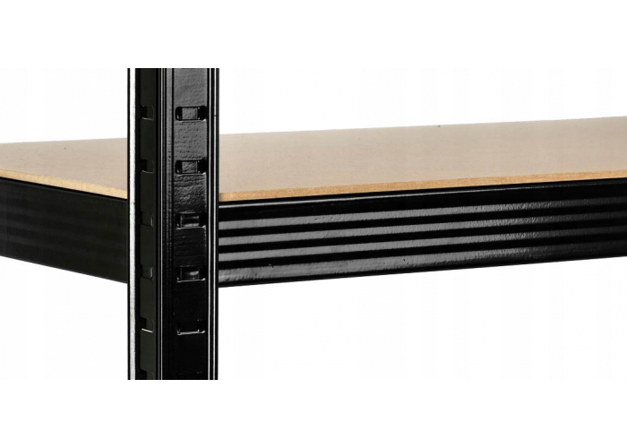 Universal Lebro Lellazh Black 180 x 90 x 40 см, 265 кг/полиця, 5 полиць (LB-R265-BLK)