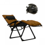 Розкладне крісло шезлонг LEOBRO Zero Gravity Premium Brown (LB-ZGC-K2-BRN)