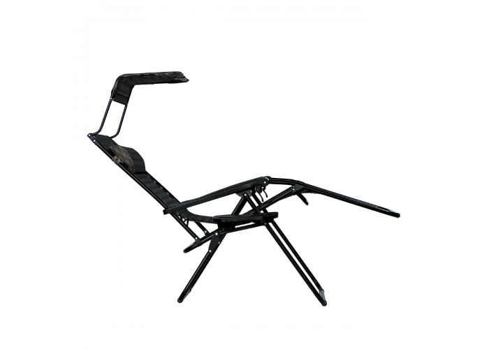 Розкладне крісло шезлонг із козирком LEOBRO Zero Gravity Plaid (LB-ZGC-H1-PLD)
