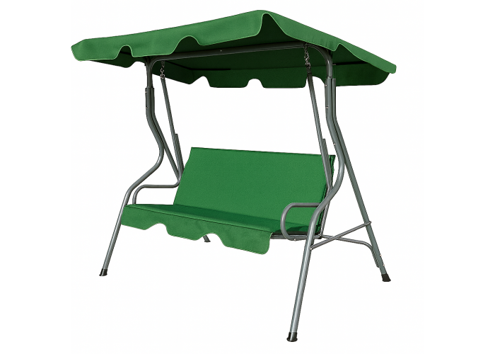 Гойдалка з подушками на 3 особи LEOBRO Relax Green