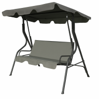 Гойдалка з подушками на 3 особи LEOBRO Relax Grey