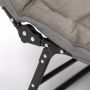 Розкладне ліжко (розкладачка) з вбудованим матрацом LEOBRO Grey (LB-FB-M1-GRY)