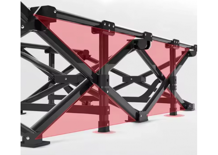 Туристична похідна розкладачка з Mesh-матрацом LEOBRO Black (LB-CC-L1-BLK)