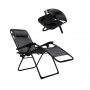 Комплект із 2 шезлонгів і столу 95х55х50 см Zero Gravity LEOBRO (LB-ZGC-F1-DGR-FT-A2)