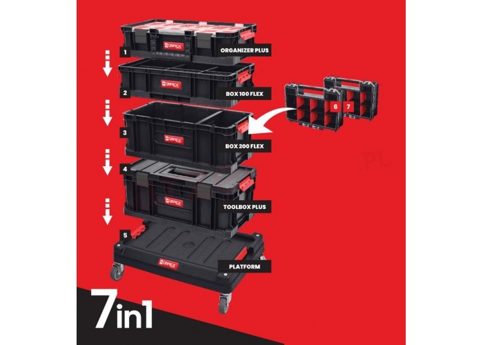 Набір ящиків для інструментів Qbrick System PROMO SET II 7в1 (5901238252603)