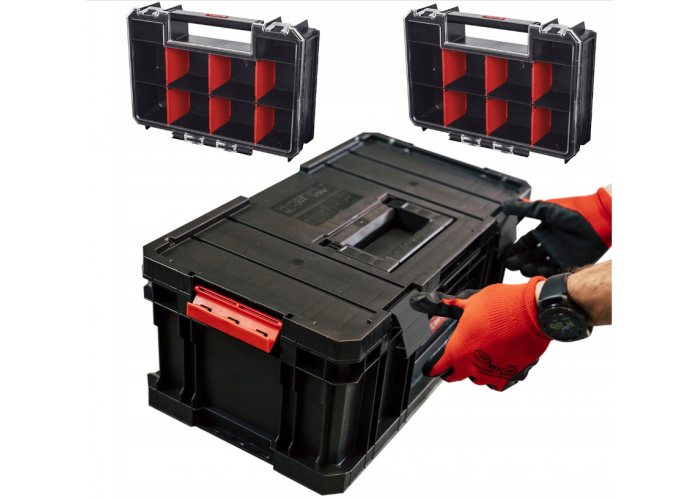 Ящик з 2 органайзерами MULTI Qbrick System TWO TOOLBOX PLUS (5901238251606)