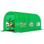 Садова теплиця з вікнами FunFit Garden 7m2 = 350*200*200 (Зелена)