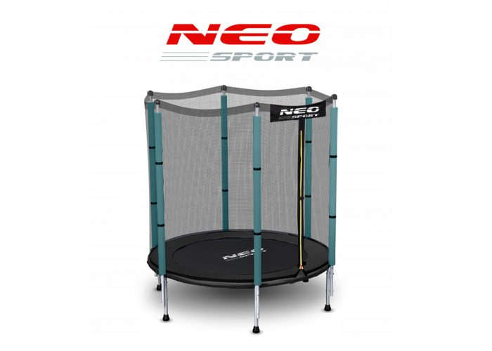 Батут Neo-Sport 140 см із зовнішньою сіткою