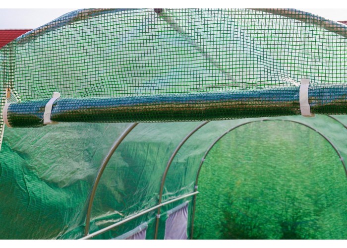 Садова теплиця з вікнами FunFit Garden 9m2 = 450*200*200 (Зелена)