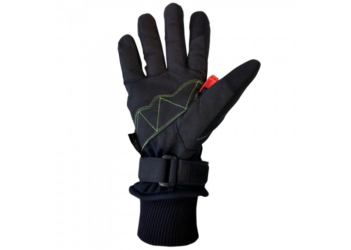 Рукавиці для скандинавської ходьби Gabel Wind Tech N.C.S. Black/Green M (8015012100008)