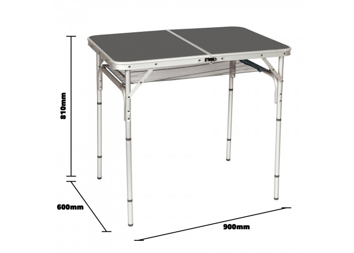 Стіл Bo-Camp Case Model 90x60 cm Grey (1404393)