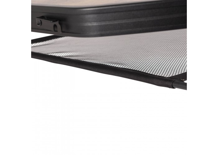 Стіл Bo-Camp Woodbine Oval 150x80 cm Black/Wood look (1404230)