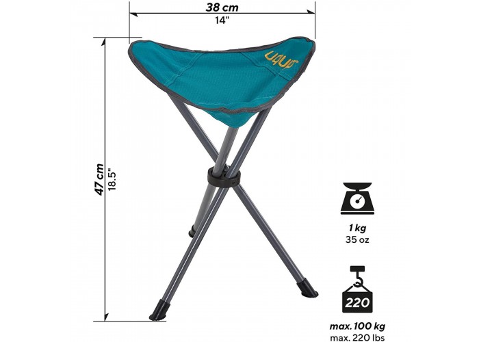 Стілець розкладний Uquip Darcy Caribbean Blue (244019)
