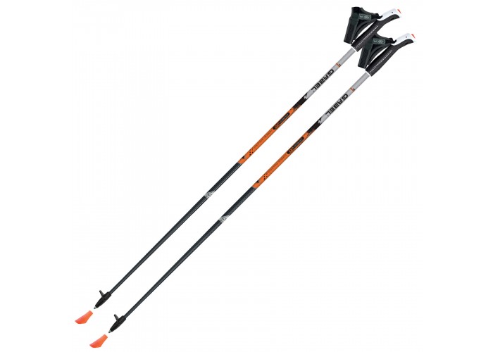 Палиці для скандинавської ходьби Gabel X-1.35 Black/Orange 125 (7008361141250)