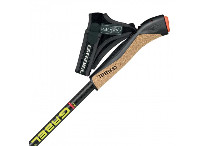 Палиці для скандинавської ходьби Gabel FX-75 Snake Carbon 120 Dual Spike (7008351011200)