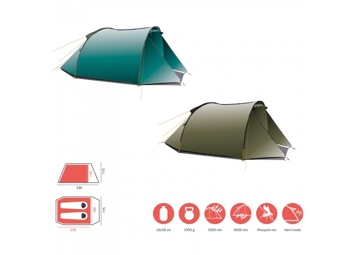 Намет Grand Canyon Robson 2 Capulet Olive (330007)