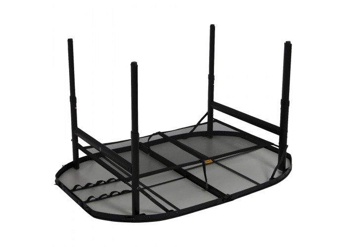 Стіл Bo-Camp Northgate Oval 120x80 cm Black/Grey (1404187)